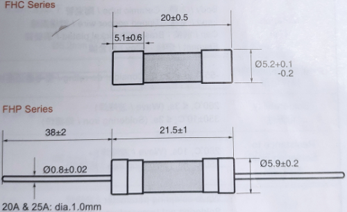 5*20mm大电流保险丝